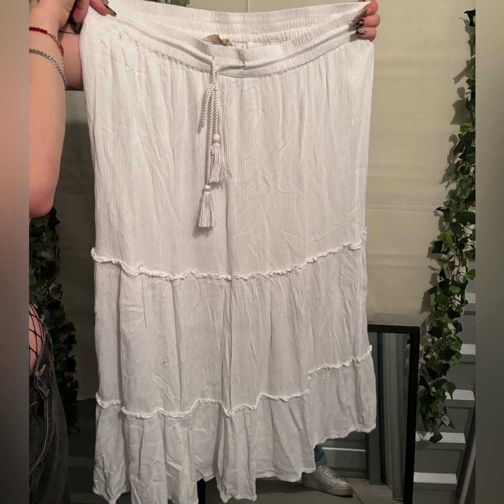 White Maxi Skirt